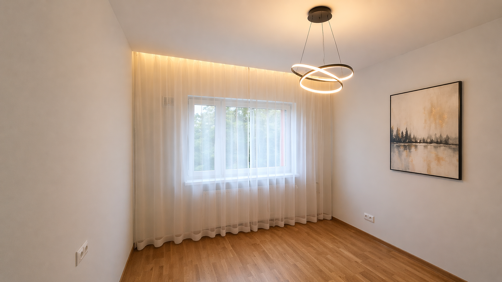 Päevakardin LED valgustusega siinil